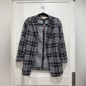 NEW PHILOSOPHY Plaid Blazer- size XS